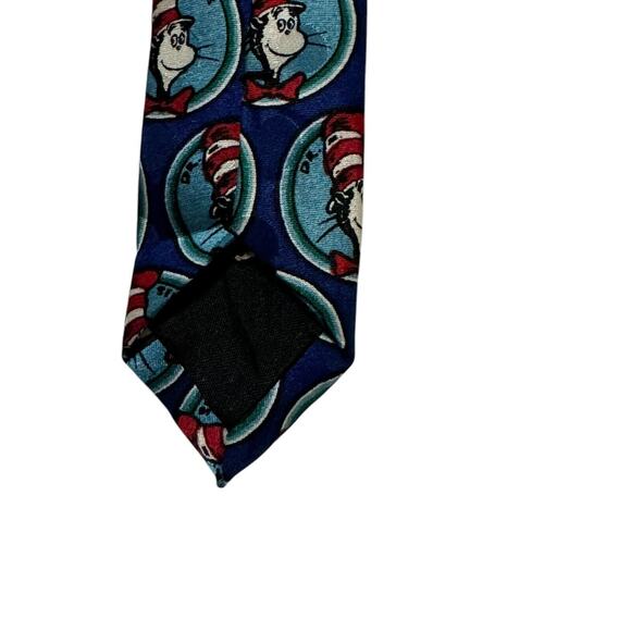 Dr Seuss The Cat In The Hat Faces Vintage 1994 Cartoon Necktie - Picture 8 of 8
